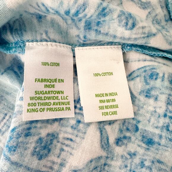 Lilly Pulitzer Lindy Dress Amalfi Blue Sunny State of Mind Sleeveless | SZ M - Picture 12 of 14